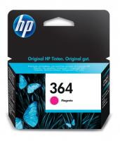 HP 364 magenta mustepatruuna