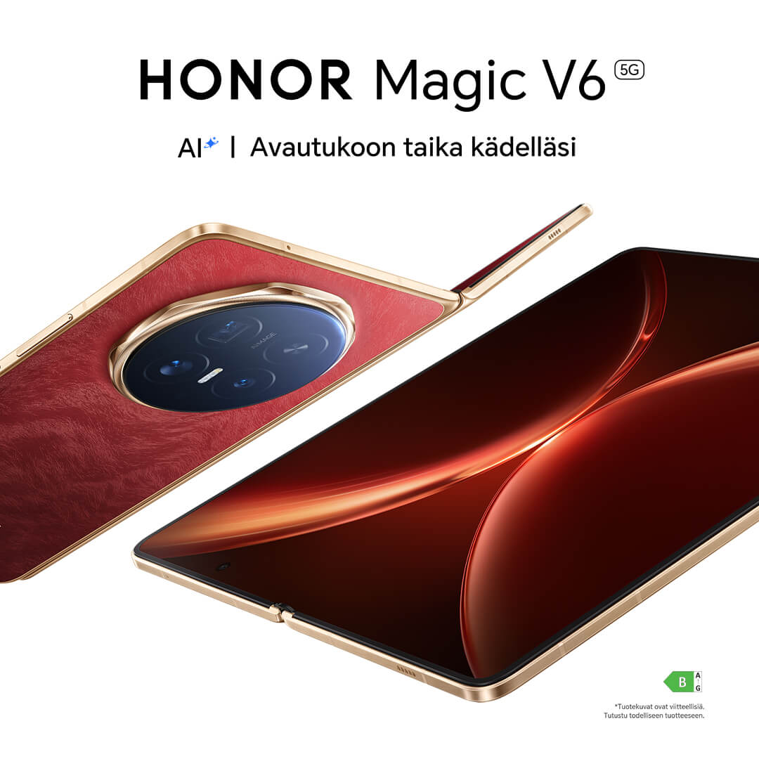 HONOR Magic V6 on monipuolinen sek&auml; ohuensulavasti muotoiltu laite, jossa on kaikki oleellinen ja viel&auml;  enemm&auml;n.