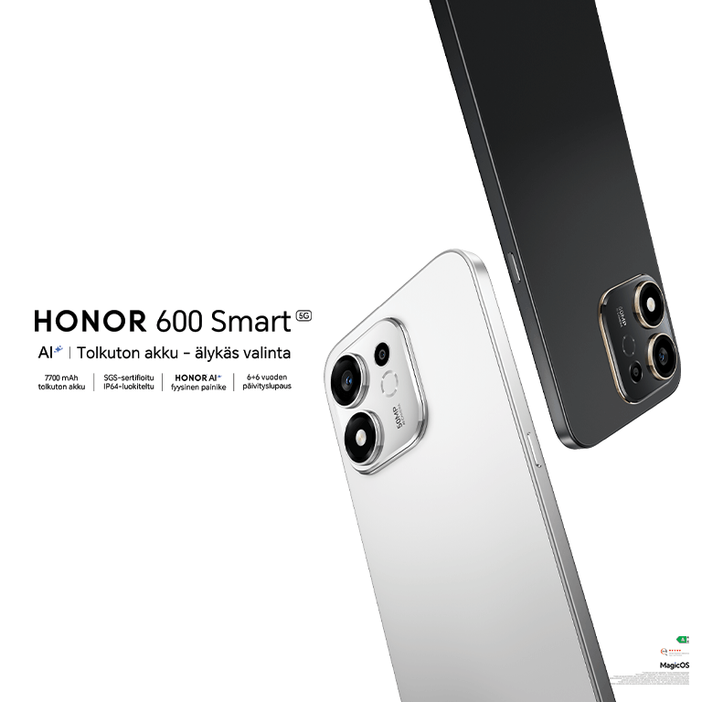 HONOR 600 Smart tarjoaa paketin fiksuja ominaisuuksia lujatekoisessa rungossa.