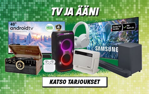 Klikkaa ja katso uusimmat tv ja ääni tarjoukset