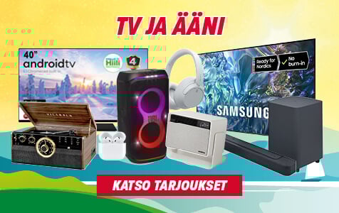 Klikkaa ja katso uusimmat tv ja ääni tarjoukset