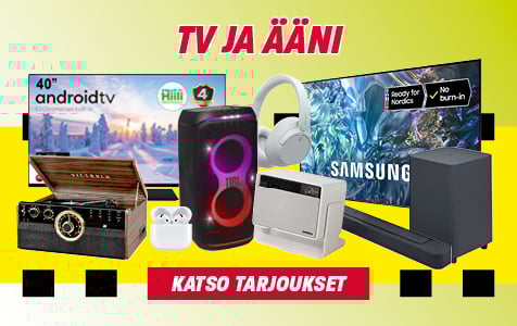 Klikkaa ja katso uusimmat tv ja ääni tarjoukset