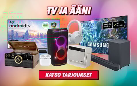 Klikkaa ja katso uusimmat tv ja ääni tarjoukset