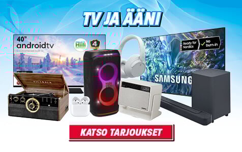 Klikkaa ja katso uusimmat tv ja ääni tarjoukset