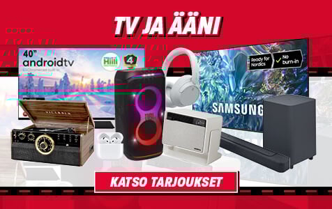 Klikkaa ja katso uusimmat tv ja ääni tarjoukset