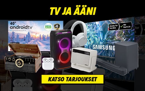 Klikkaa ja katso uusimmat tv ja ääni tarjoukset
