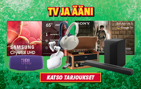 Klikkaa ja katso uusimmat tv ja &auml;&auml;ni tarjoukset
