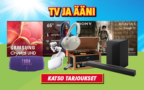 Klikkaa ja katso uusimmat tv ja &auml;&auml;ni tarjoukset