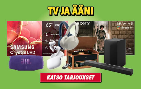 Klikkaa ja katso uusimmat tv ja &auml;&auml;ni tarjoukset