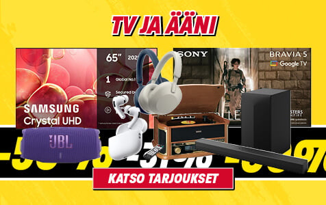 Klikkaa ja katso uusimmat tv ja &auml;&auml;ni tarjoukset