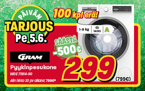 P&auml;iv&auml;n tarjous. Klikkaa ja lue lis&auml;&auml;!