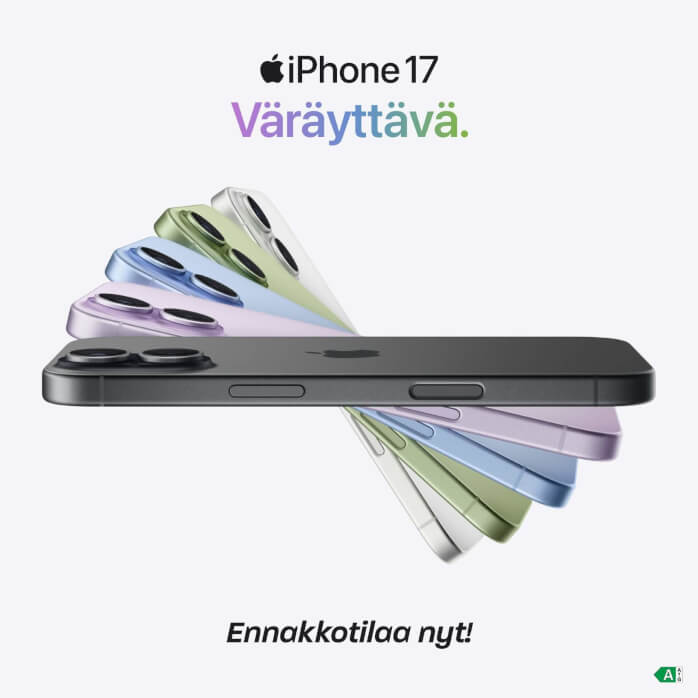 Apple iPhone 17 -sarjan puhelimet nyt ennakkomyynnissä!