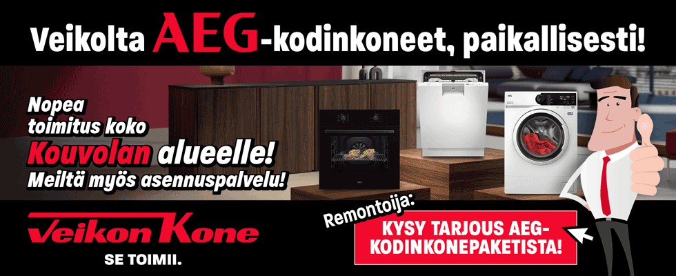 Nopea toimitus koko Kouvolan alueelle. Meilt&auml; my&ouml;s asennuspalvelu!