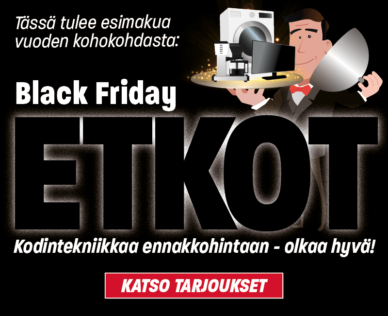 Kovia Black Friday tarjouksia Parkanossa. Katso tarjoukset!