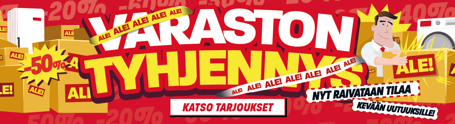 Kodintekniikkaa halpaan hintaan! Klikkaa ja katso tarjoukset!