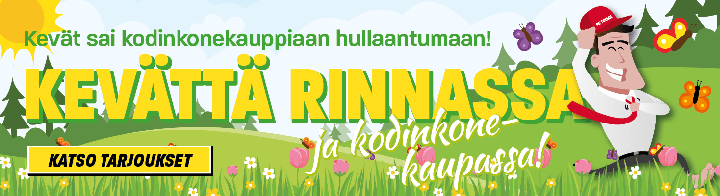 Kev&auml;t sai kodinkonekauppiaan hullaantumaan! Katso tarjoukset!