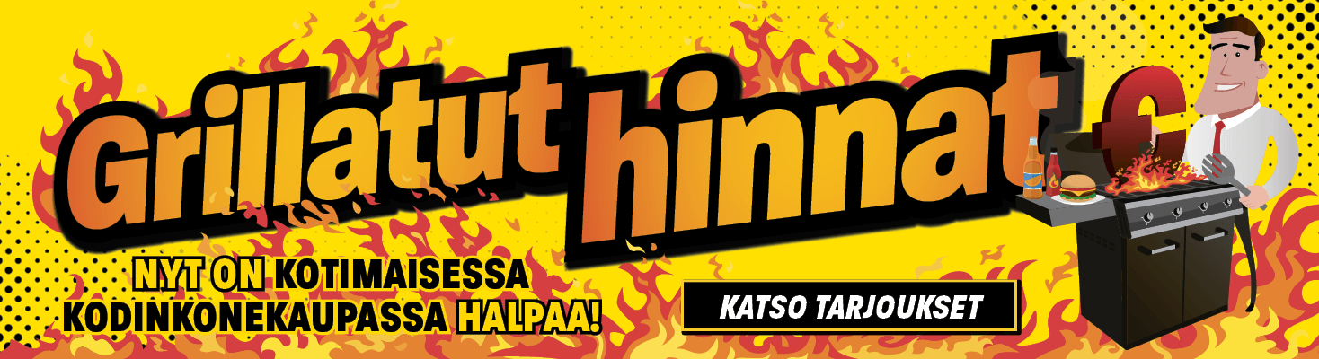 Nyt on kotimaisessa kodinkonekaupassa halpaa!
