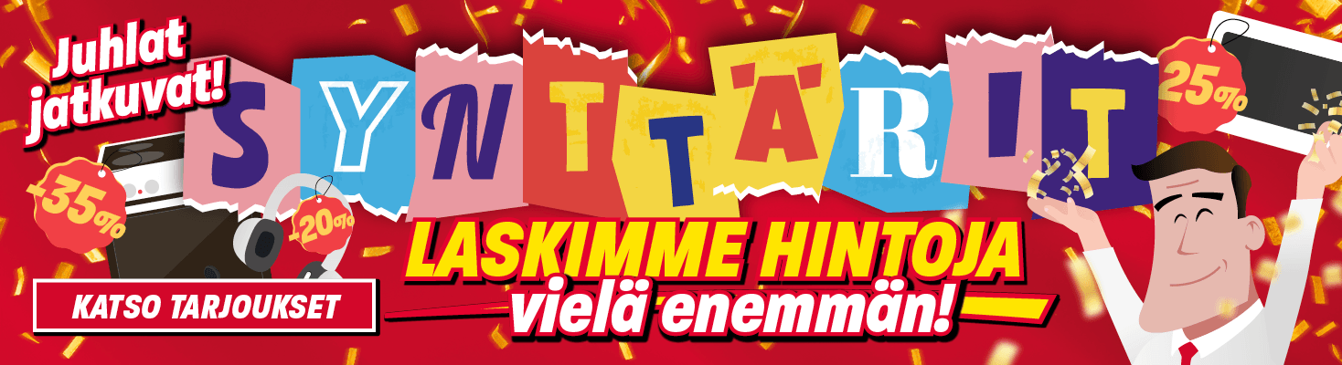 Huikea m&auml;&auml;r&auml; kodintekniikkaa hulvattoman huokealla!