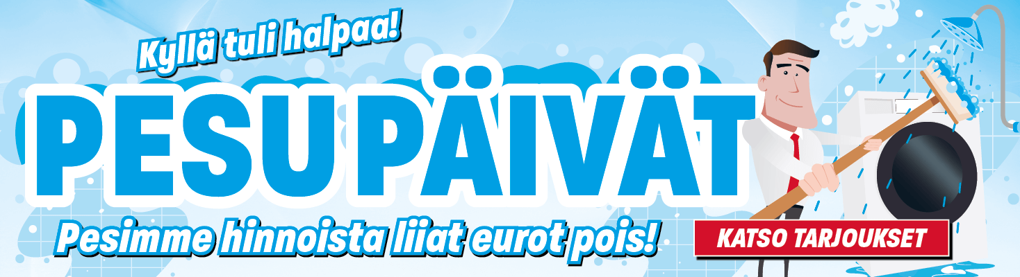 Pesimme hinnoista liiat eurot pois! Katso tarjoukset!