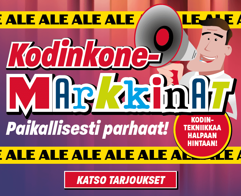 Kodintekniikkaa halpaan hintaan! Klikkaa ja katso tarjoukset!