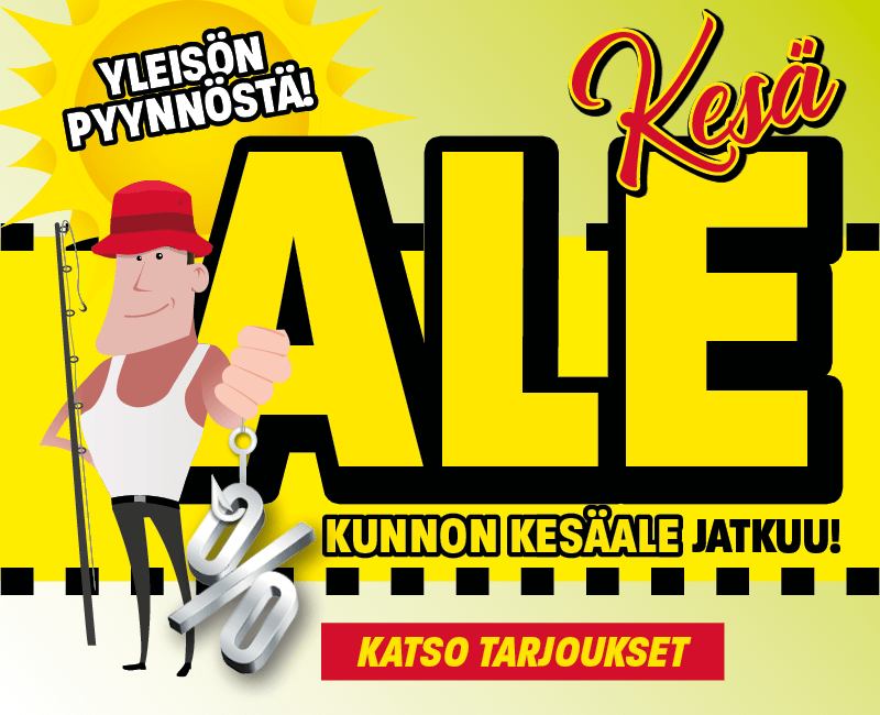 Kunnon kesäALE jatkuu! katso tarjoukset!