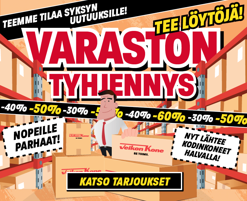 Teemme tilaa syksyn uutuuksille! Katso tarjoukset!