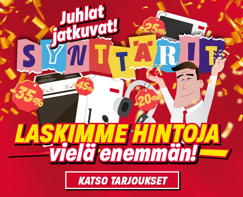 Huikea m&auml;&auml;r&auml; kodintekniikkaa hulvattoman huokealla!